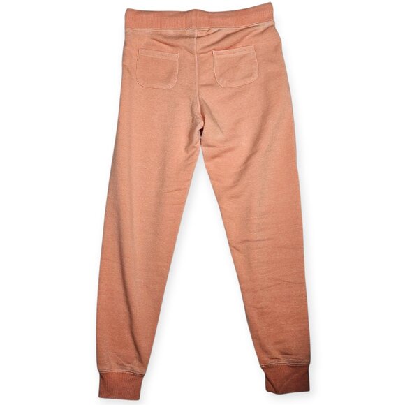 Reflex Womens Peach Jogger Sweatpants L Adjustable Drawstring & Cuffed Ankles - Picture 2 of 8